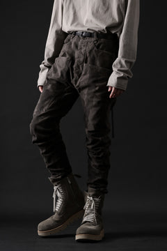 画像をギャラリービューアに読み込む, masnada SLIM GUSSET PANTS / STRETCH MICRO RIP COTTON (CAMO DUST)