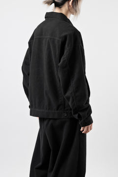 画像をギャラリービューアに読み込む, CAPERTICA BIG JEAN JACKET / NAPPING MOLESKIN (BLACK)