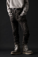 画像をギャラリービューアに読み込む, masnada SLIM GUSSET PANTS / STRETCH MICRO RIP COTTON (CAMO DUST)