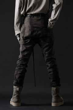 画像をギャラリービューアに読み込む, masnada SLIM GUSSET PANTS / STRETCH MICRO RIP COTTON (CAMO DUST)