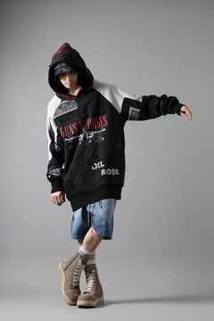 画像をギャラリービューアに読み込む, MASSIMO SABBADIN exclusive HOODY wt. PATCH STYLE DETAIL (MIX ROSE)