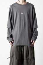 画像をギャラリービューアに読み込む, A.F ARTEFACT LAYERED LONG SLEEVE TOPS / PRINT TYPE-A (GREY)