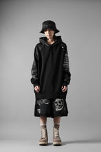 画像をギャラリービューアに読み込む, MASSIMO SABBADIN exclusive HOODY wt. BORO STYLE DETAIL (BLACK #A)