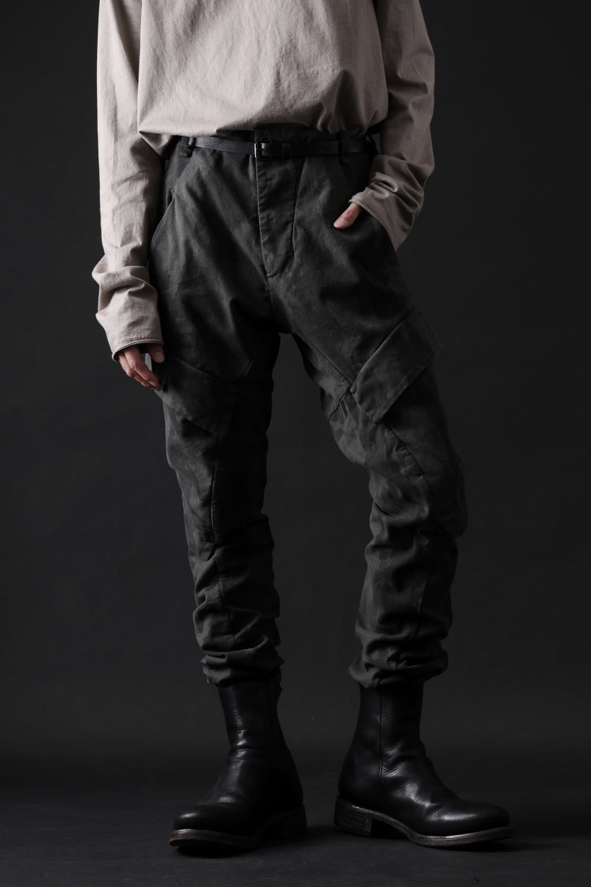 画像をギャラリービューアに読み込む, masnada BAGGY CARGO PANTS / STRETCH MICRO RIP COTTON (CAMO LEGION)