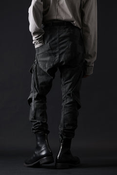 画像をギャラリービューアに読み込む, masnada BAGGY CARGO PANTS / STRETCH MICRO RIP COTTON (CAMO LEGION)