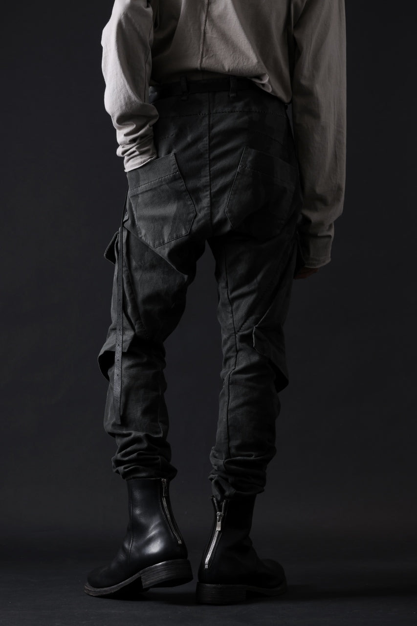 画像をギャラリービューアに読み込む, masnada BAGGY CARGO PANTS / STRETCH MICRO RIP COTTON (CAMO LEGION)