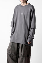 画像をギャラリービューアに読み込む, A.F ARTEFACT LAYERED LONG SLEEVE TOPS / PRINT TYPE-A (GREY)