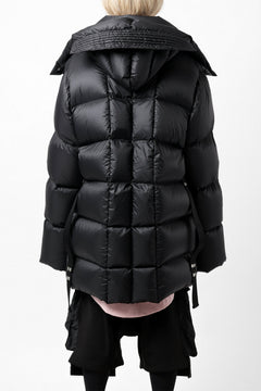 画像をギャラリービューアに読み込む, A.F ARTEFACT exclusive DUVET VERTICAL DOWN JACKET (BLACK)