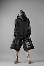画像をギャラリービューアに読み込む, MASSIMO SABBADIN exclusive HOODY wt. BORO STYLE DETAIL (BLACK #A)