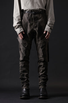 画像をギャラリービューアに読み込む, masnada BAGGY CARGO PANTS / STRETCH MICRO RIP COTTON (CAMO DUST)