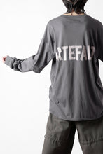 画像をギャラリービューアに読み込む, A.F ARTEFACT LAYERED LONG SLEEVE TOPS / PRINT TYPE-A (GREY)