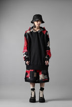 画像をギャラリービューアに読み込む, MASSIMO SABBADIN FULL BORO STYLE BASKET SHORTS (BLACK x RED #B)