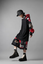 画像をギャラリービューアに読み込む, MASSIMO SABBADIN exclusive HOODY wt. BORO STYLE DETAIL (RED)