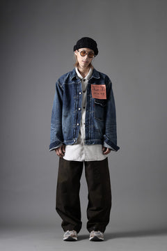 画像をギャラリービューアに読み込む, FULLCOUNT "Fear Of The Dark" Type 1 Denim Jacket / 15.5oz Zimbabwe Selvedge Denim (INDIGO BLUE)