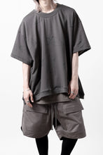 画像をギャラリービューアに読み込む, A.F ARTEFACT PYRA PATTERN PRINT CREW NECK SHORT SLEEVE TOPS (GREY)