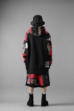 画像をギャラリービューアに読み込む, MASSIMO SABBADIN FULL BORO STYLE BASKET SHORTS (BLACK x RED #B)