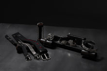 画像をギャラリービューアに読み込む, m.a+ thin silver cross studded wrist band / A-F2BL1/GR2,0 (BLACK)