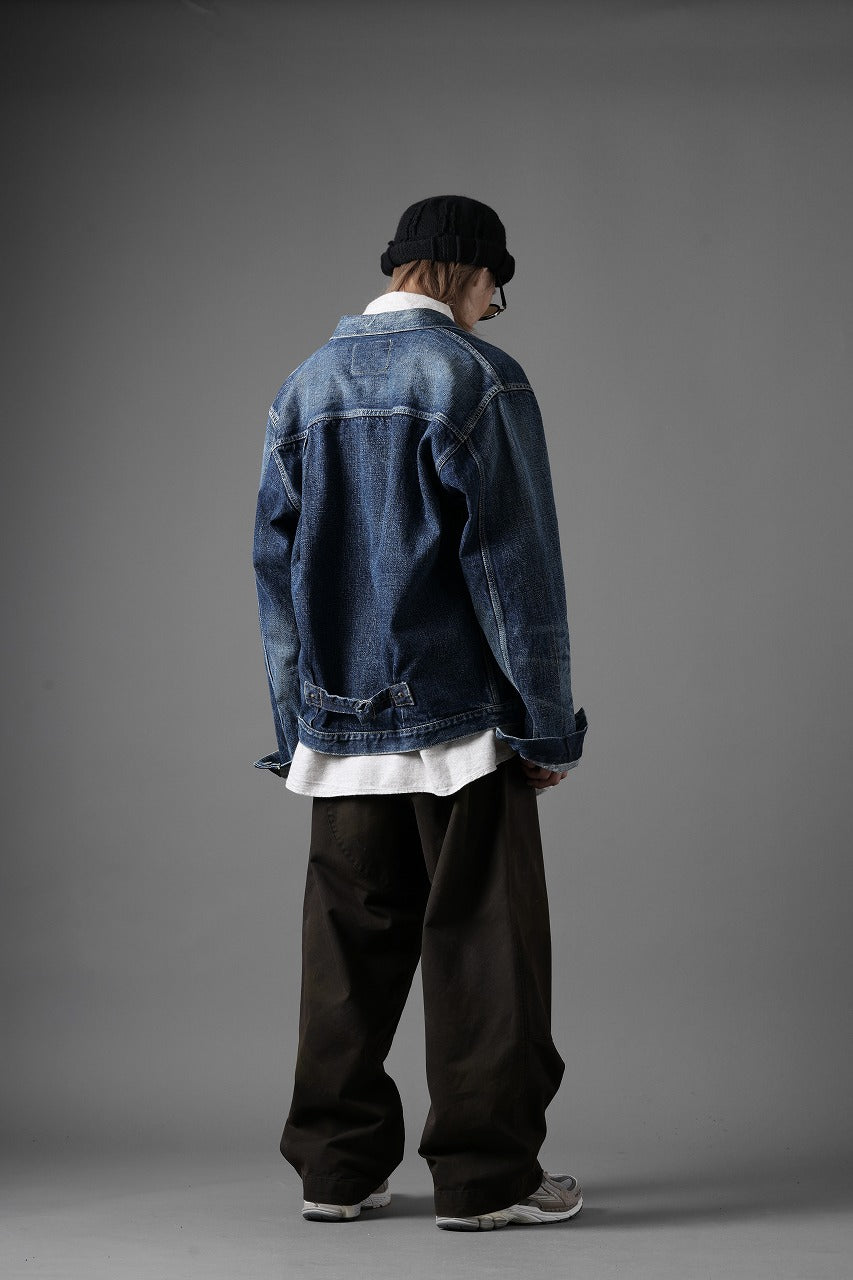 画像をギャラリービューアに読み込む, FULLCOUNT "Fear Of The Dark" Type 1 Denim Jacket / 15.5oz Zimbabwe Selvedge Denim (INDIGO BLUE)