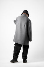 画像をギャラリービューアに読み込む, TARO HORIUCHI / th products Marine Over Coat / active setter tweed knit (gray)
