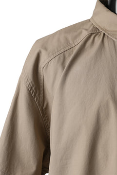 画像をギャラリービューアに読み込む, entire studios ZIP POCKET SHORT SLEEVE SHIRT (CAMEL)
