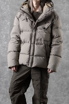 画像をギャラリービューアに読み込む, Ten c SURVIVAL DOWN JACKET / GARMENT DYED (ASH GRAY)