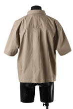 画像をギャラリービューアに読み込む, entire studios ZIP POCKET SHORT SLEEVE SHIRT (CAMEL)