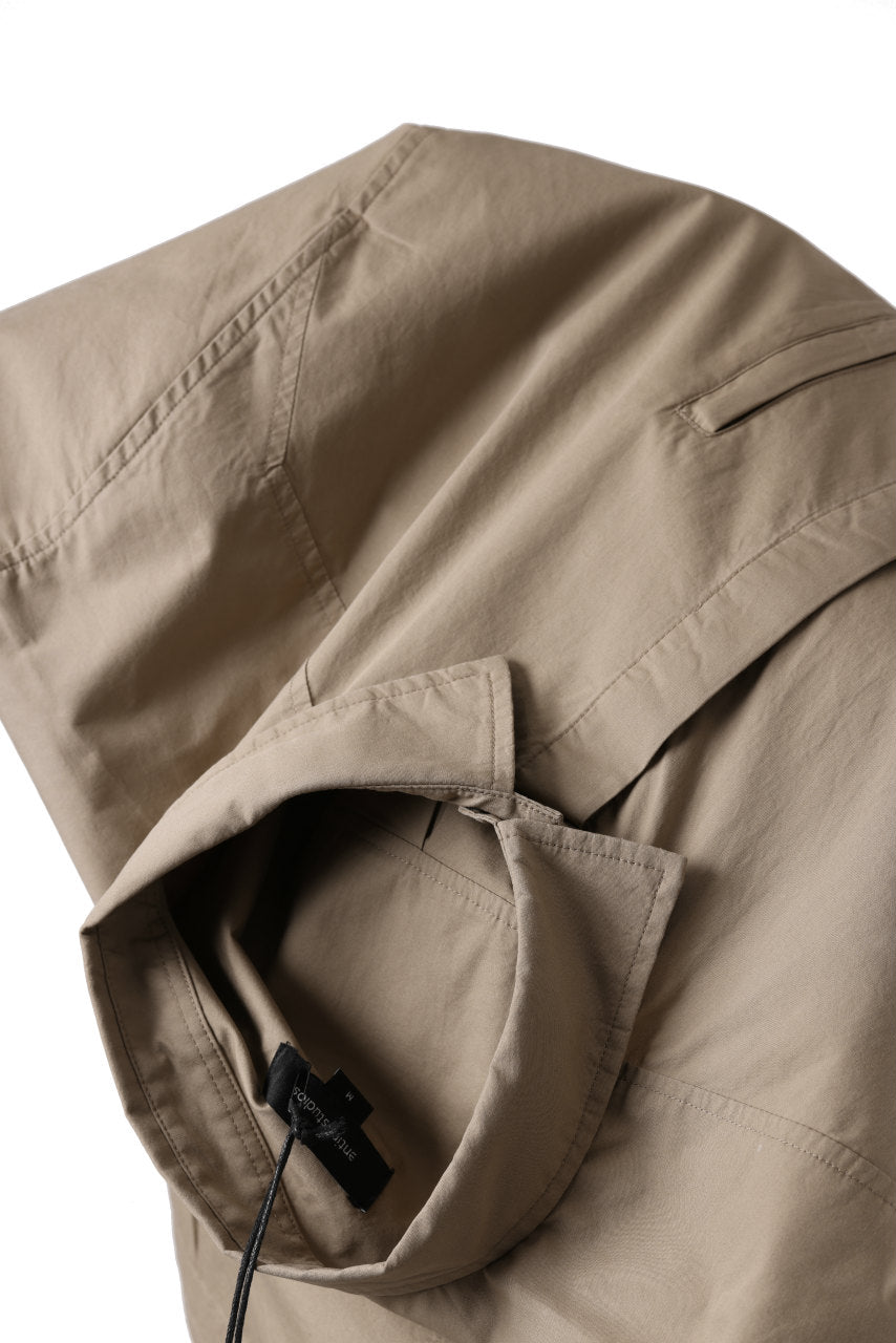 画像をギャラリービューアに読み込む, entire studios ZIP POCKET SHORT SLEEVE SHIRT (CAMEL)