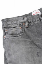 画像をギャラリービューアに読み込む, FULLCOUNT x KAMIYA Switching Denim Wide Bermuda Pants / 13.7oz Original Selvedge Denim (BLACK)