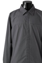 画像をギャラリービューアに読み込む, entire studios ZIP POCKET LONG SLEEVE SHIRT (ROCK)