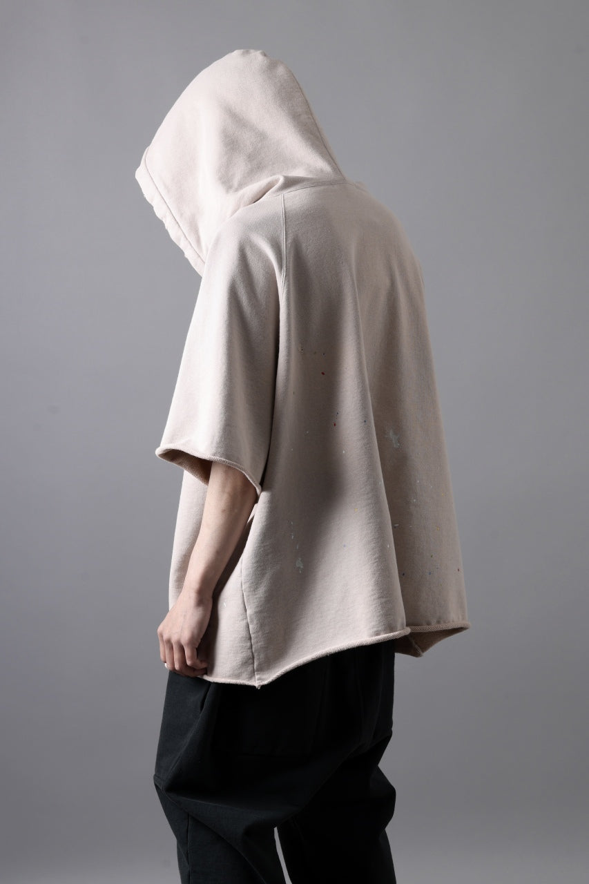 画像をギャラリービューアに読み込む, KATHARINE HAMNETT CUT OFF RAGLAN HOODIE / PENKI SPLASH (STONE)