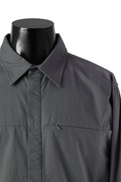 画像をギャラリービューアに読み込む, entire studios ZIP POCKET LONG SLEEVE SHIRT (ROCK)