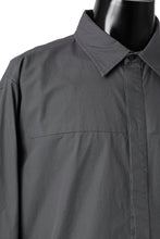 画像をギャラリービューアに読み込む, entire studios ZIP POCKET LONG SLEEVE SHIRT (ROCK)