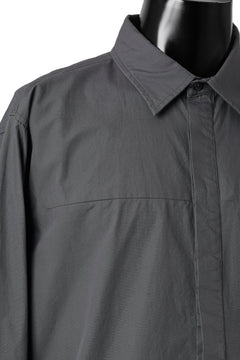 画像をギャラリービューアに読み込む, entire studios ZIP POCKET LONG SLEEVE SHIRT (ROCK)