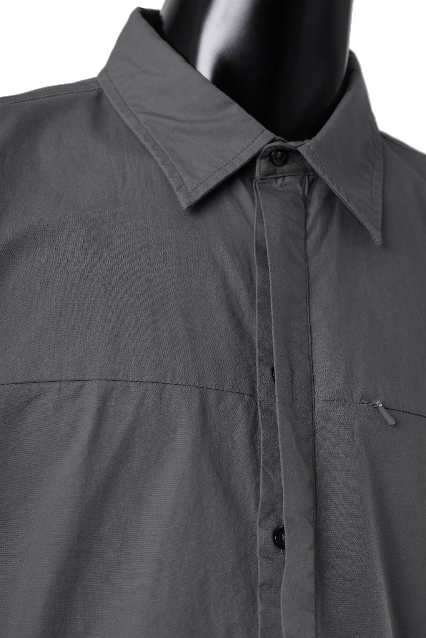 画像をギャラリービューアに読み込む, entire studios ZIP POCKET LONG SLEEVE SHIRT (ROCK)