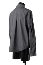 画像をギャラリービューアに読み込む, entire studios ZIP POCKET LONG SLEEVE SHIRT (ROCK)