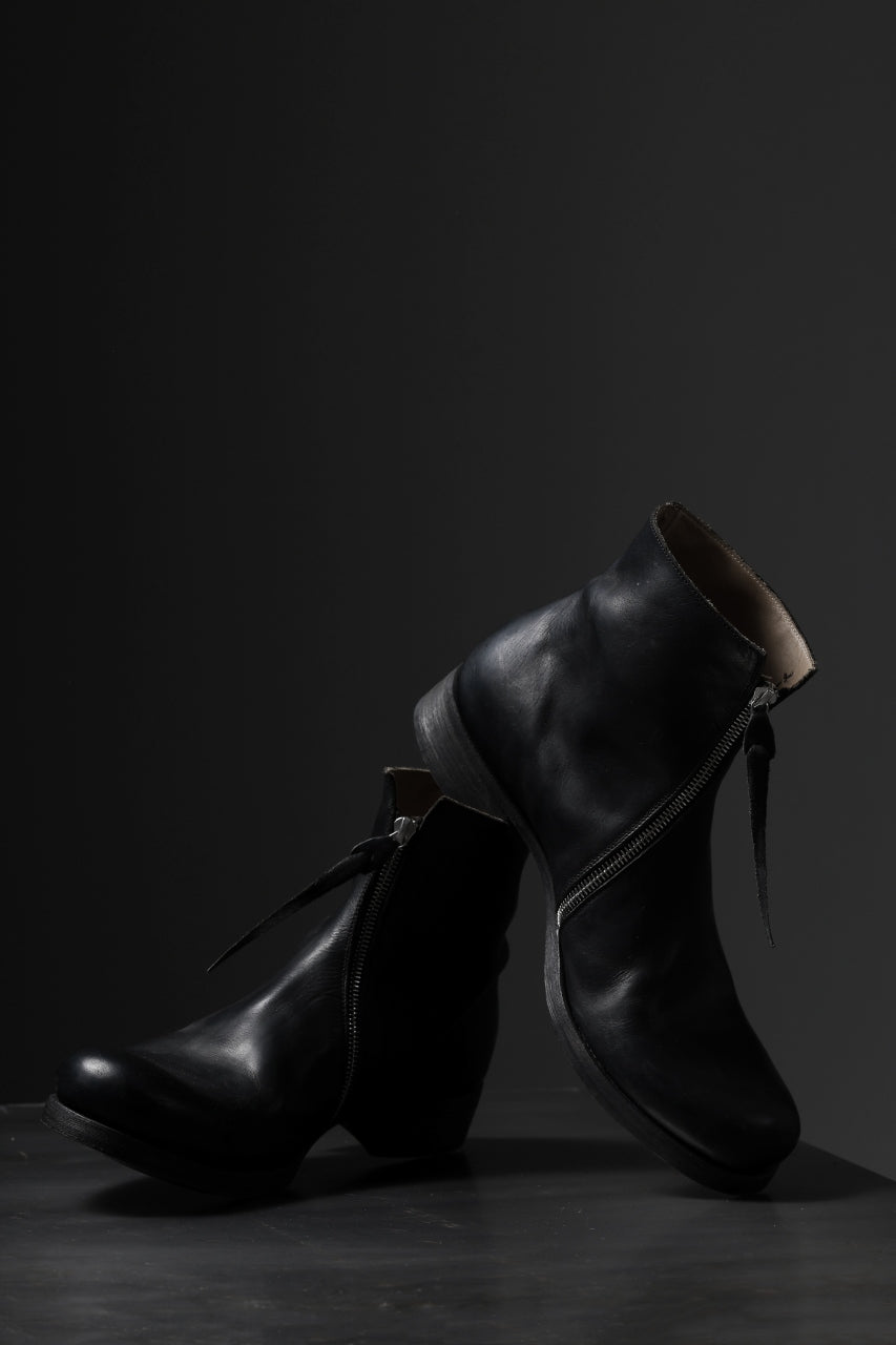 Load image into Gallery viewer, m.a+ side zipped short boot / S1G2Z/VA1,5 (BLACK)