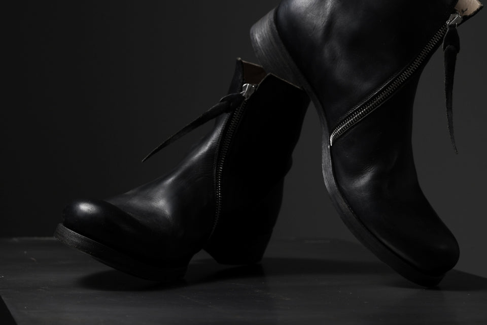 Load image into Gallery viewer, m.a+ side zipped short boot / S1G2Z/VA1,5 (BLACK)