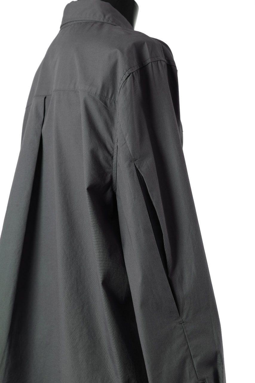 画像をギャラリービューアに読み込む, entire studios ZIP POCKET LONG SLEEVE SHIRT (ROCK)