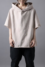 画像をギャラリービューアに読み込む, KATHARINE HAMNETT CUT OFF RAGLAN HOODIE / PENKI SPLASH (STONE)