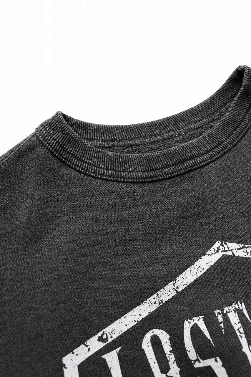 画像をギャラリービューアに読み込む, LASTMAN PRINTED CREW NECK -NFL- (BLACK)