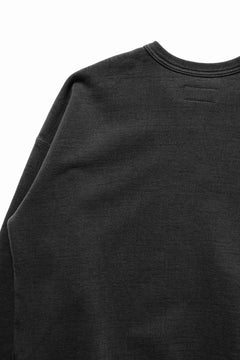 画像をギャラリービューアに読み込む, LASTMAN PRINTED CREW NECK -NFL- (BLACK)