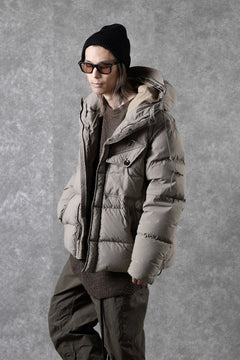 画像をギャラリービューアに読み込む, Ten c SURVIVAL DOWN JACKET / GARMENT DYED (ASH GRAY)