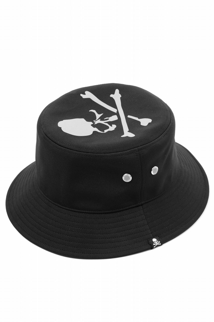 画像をギャラリービューアに読み込む, mastermind JAPAN REFLECTIVE SKULL BUCKET HAT (BLACK)