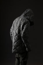 画像をギャラリービューアに読み込む, masnada QUILTED HOOD JACKET / OVER STUFFED PAPER NYLON (LEGION)