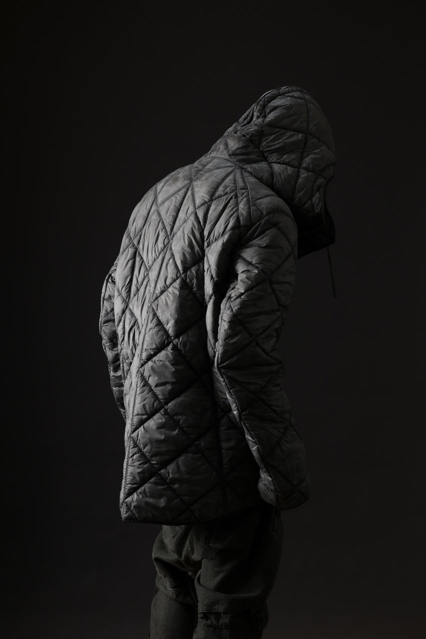 画像をギャラリービューアに読み込む, masnada QUILTED HOOD JACKET / OVER STUFFED PAPER NYLON (LEGION)