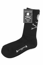 画像をギャラリービューアに読み込む, MASTERMIND WORLD REGULAR SOCKS / SKULL LOGO (BLACK)