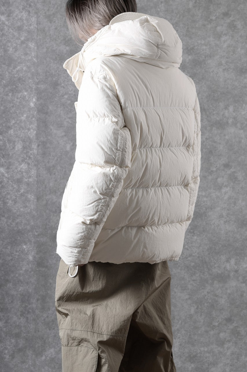 画像をギャラリービューアに読み込む, Ten c SURVIVAL DOWN JACKET / GARMENT DYED (WHITE)