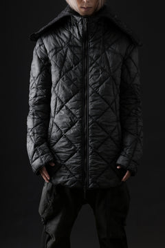 画像をギャラリービューアに読み込む, masnada QUILTED HOOD JACKET / OVER STUFFED PAPER NYLON (LEGION)