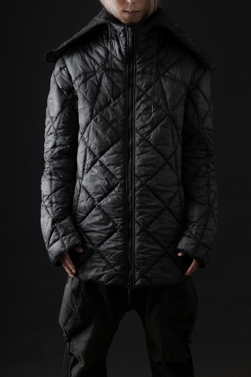 画像をギャラリービューアに読み込む, masnada QUILTED HOOD JACKET / OVER STUFFED PAPER NYLON (LEGION)