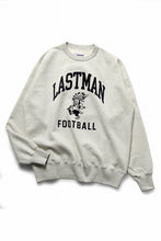 画像をギャラリービューアに読み込む, LASTMAN PRINTED CREW NECK -FC LM- (OATMEAL)